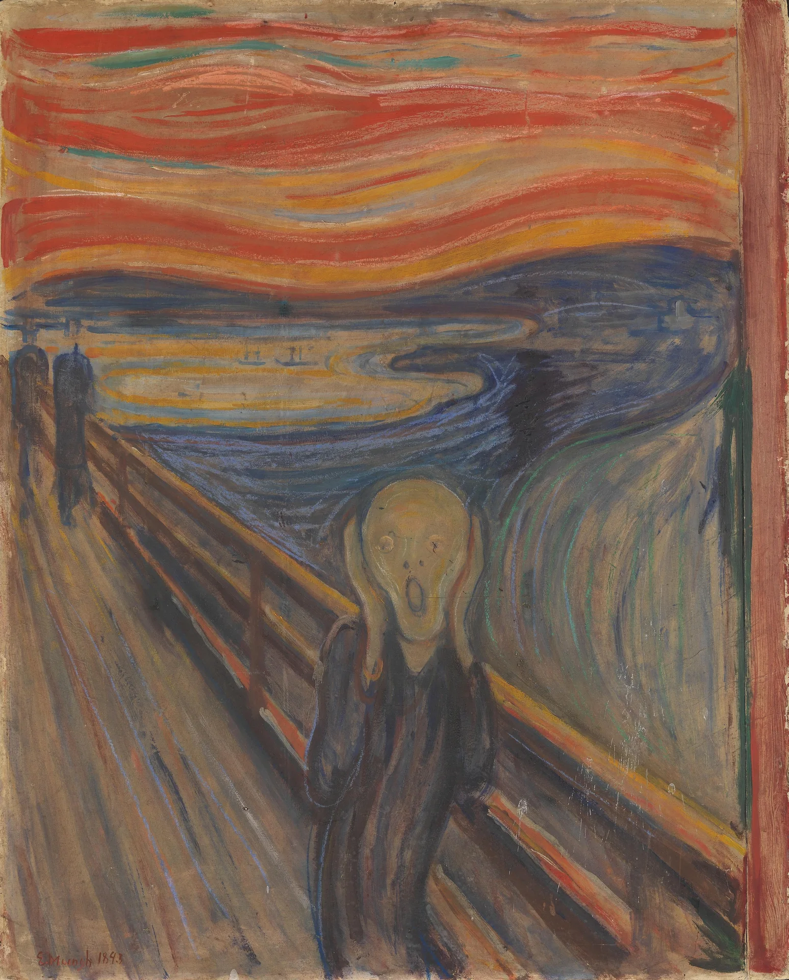 Edvard Munch, „Krzyk” — reprodukcja obrazu