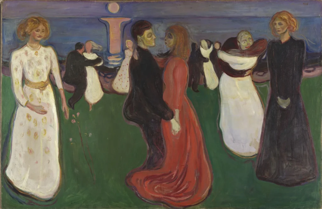 Edvard Munch, „Taniec życia” — reprodukcja obrazu